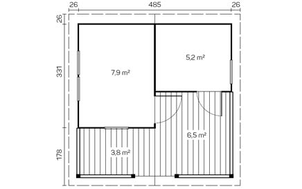 The Otto Sauna Size