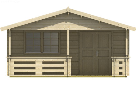 The Tormes Cabin Front View