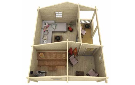 The Tommi Sauna Inside