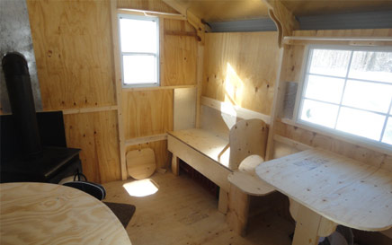 The Deluxe Ice Hut Inside 2
