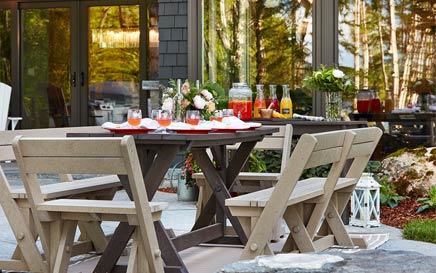 The Harvest Collection Backyard Patio Set