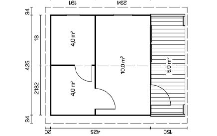 The Pekka Sauna Size